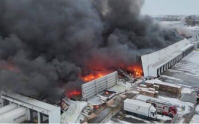 Ogromny pożar magazynu w Polsce – bolesna lekcja ADR?